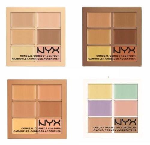 NYX PROFESSIONAL MAKEUP NYX Conceal Correct Contour Palette 3CP02 Medium (0.05 Oz)