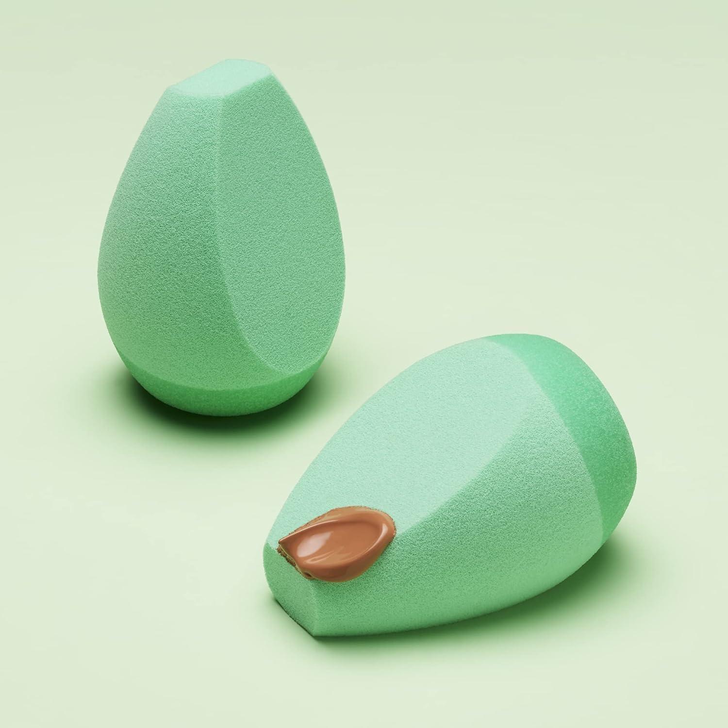 e.l.f. e.l.f. Angled Silicone Face Sponge, Angled Design For Cream & Liquid Blush, Bronzer, Foundation & Concealer, Vegan & Cruelty-free