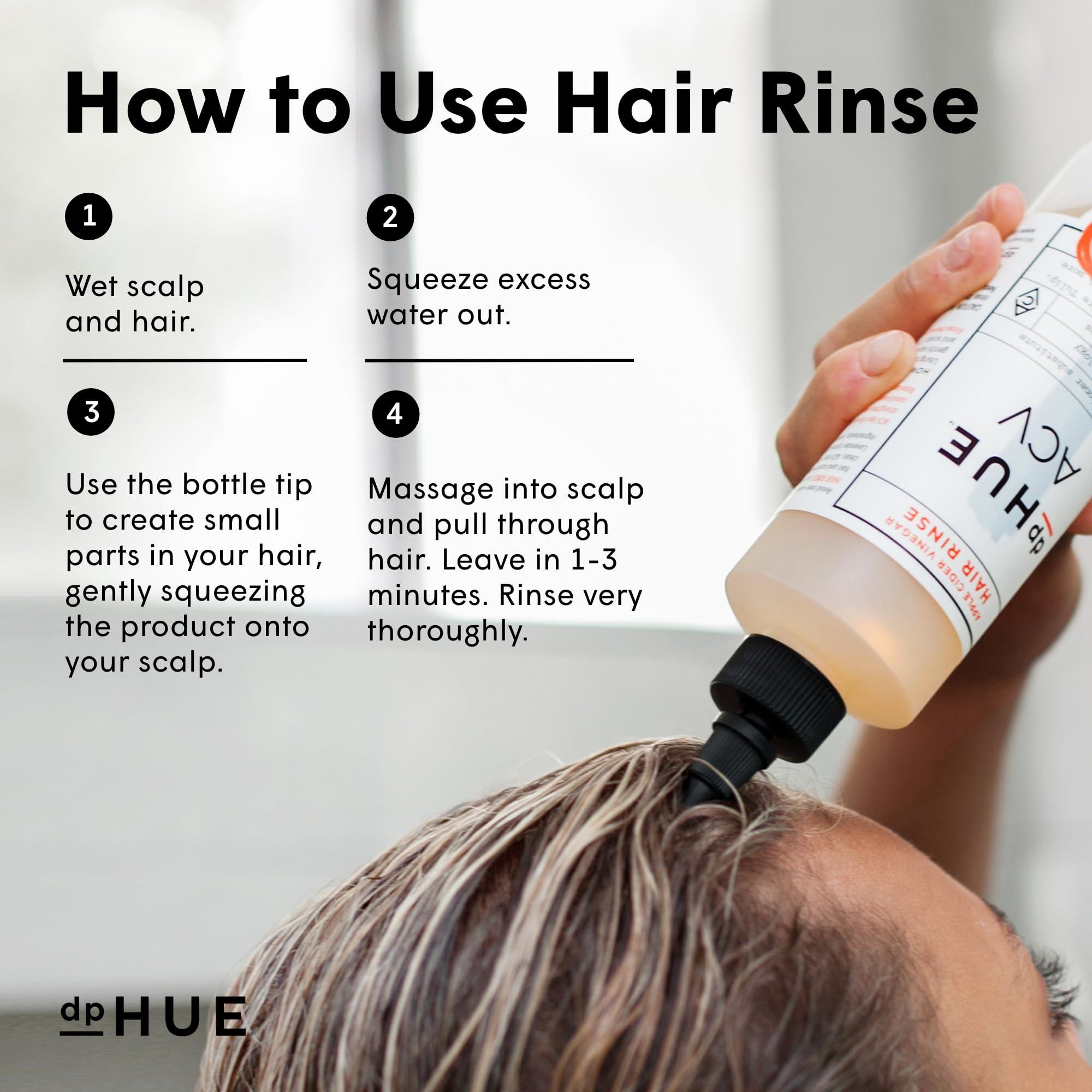dpHUE dpHUE Apple Cider Vinegar Hair Rinse (2 oz) and Hair Masque (9 oz) - Helps Soothe Dry Scalps & Activate Healthy Hair Growth