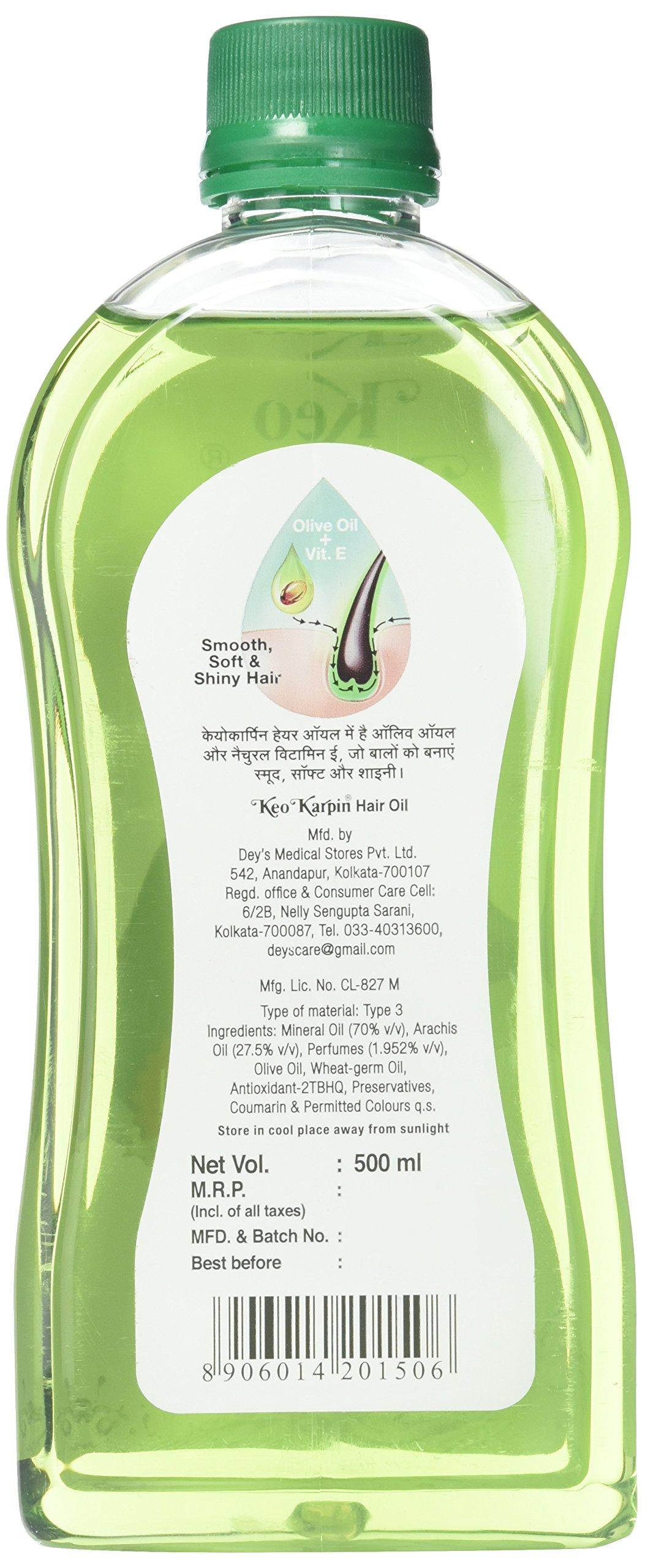 Keo Karpin Keo Karpin, Non Sticky Hair Oil, 500 Milliliter(mL)