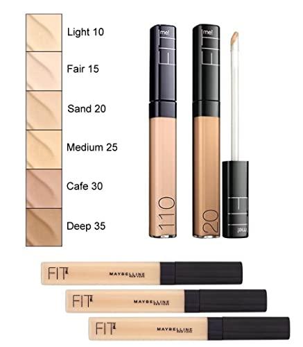 MAYBELLINE Maybelline New York Fit Me! Concealer, Fair [10], 1 ea (Pack of 2)
