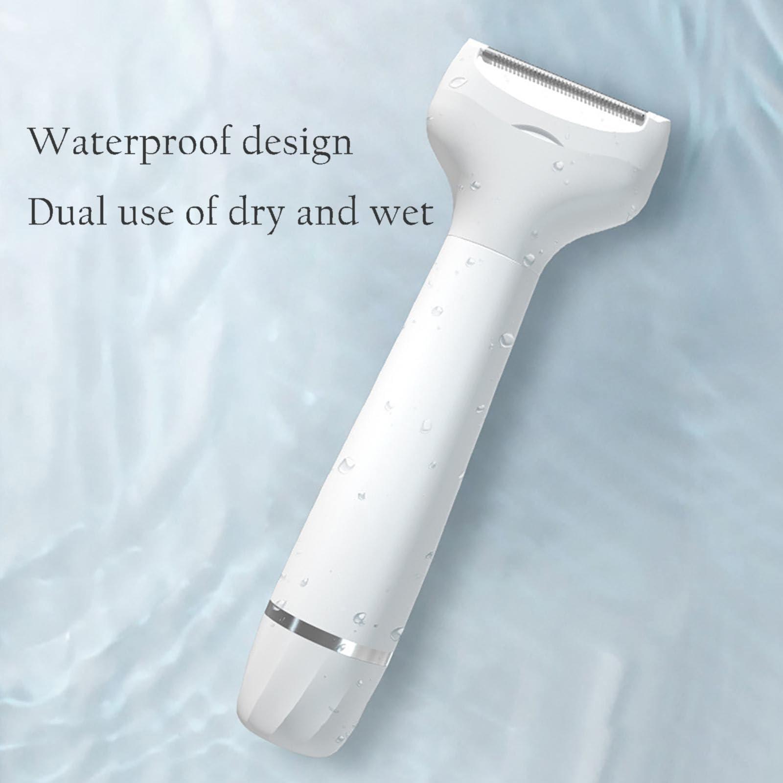 Generic 5 in 1 Electric Shaver Razor,Electric Razors for Women,Bikini Painless Remover for Face Nose Eyebrow Armpit Legs Pubic (Rose Gold)