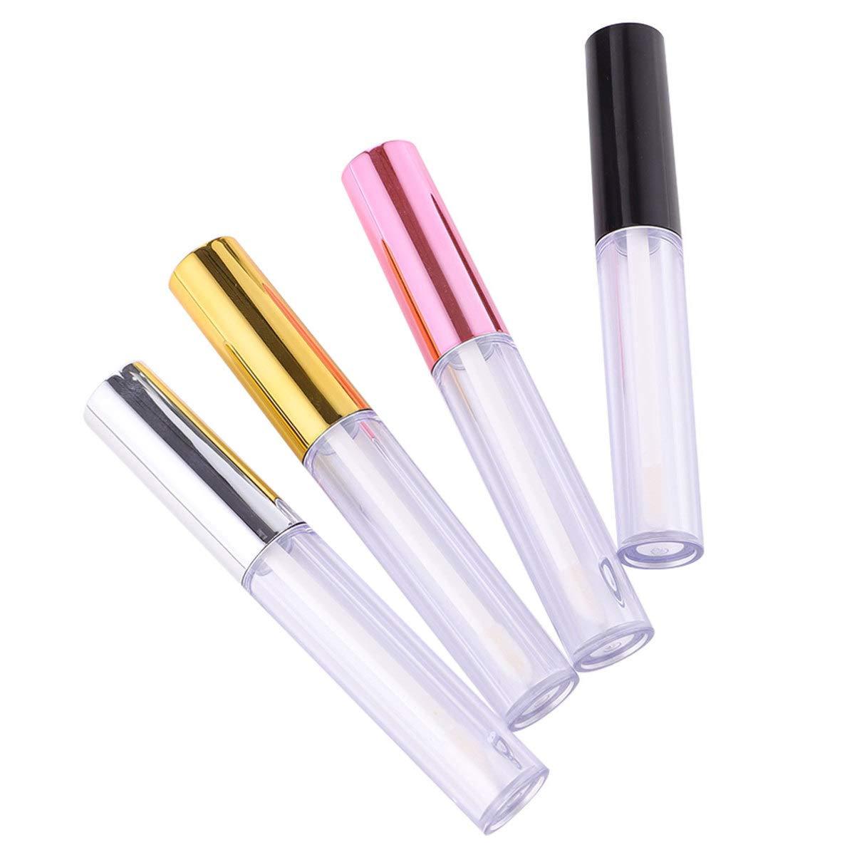 HEALLILY 20pcs Lip Gloss Empty Tube Lipgloss Tubes Bulk Lip Gloss Refillable Bottles Travel Containers for Liquids Travel Containers for Toiletries Lip Tint Filling Plating Cover