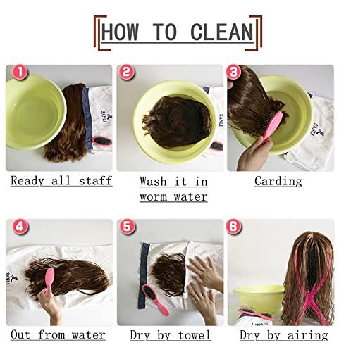 PORT&LOTUS PORT&LOTUS Blonde Wig Long Curly Cosplay Wig With Bangs (Side Part) Wigs for Women Synthetic Body Wave Wigs for White Women with Wig Cap Custume Party Wigs for Black Women 26 inch