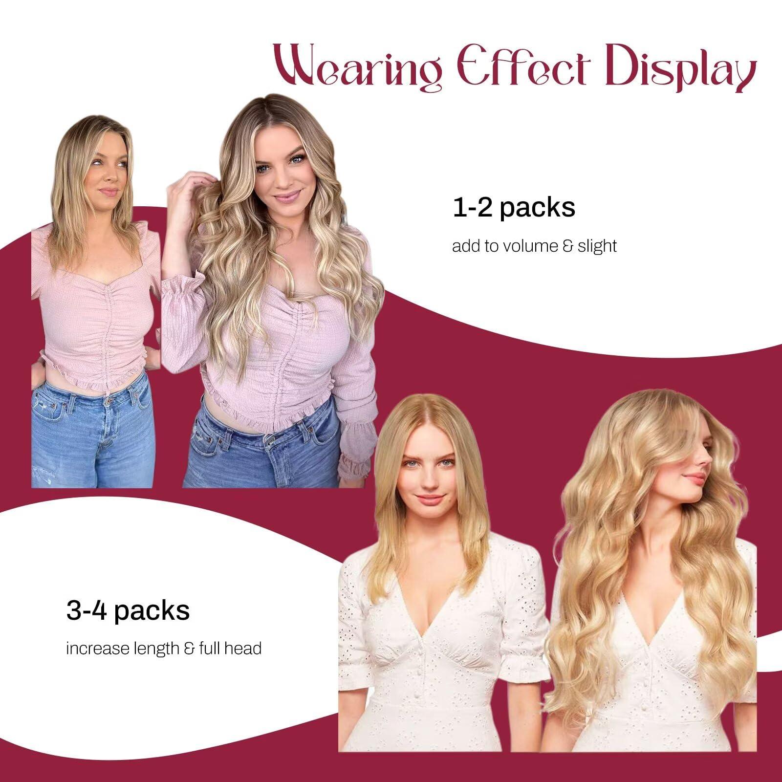 Vivien Vivien Micro Loop Hair Extensions Human Hair Ombre Micro Ring Hair Extensions Real Human Hair Natural Black to Brwon with Ash Blonde Micro Bead Human Hair Extensions 14 Inch 50G/50S