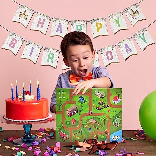 Joanne Arden Organics Kids Bath Bombs Gift Set. 20 Natural Bath Bombs with Toys Inside & Farm Playmat. Animal Bath Bombs for Boys and Girls with Prize Inside