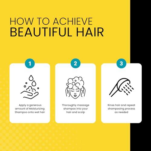 The Hair Diagram The Hair Diagram - Ashley Marie Moisturizing Shampoo - Natural Cleansing & Strengthening - Restorative Lemon Myrtle Shampoo with Hydrolyzed Wheat Protein - Color Safe - Paraben & Sulfate Free - 12oz