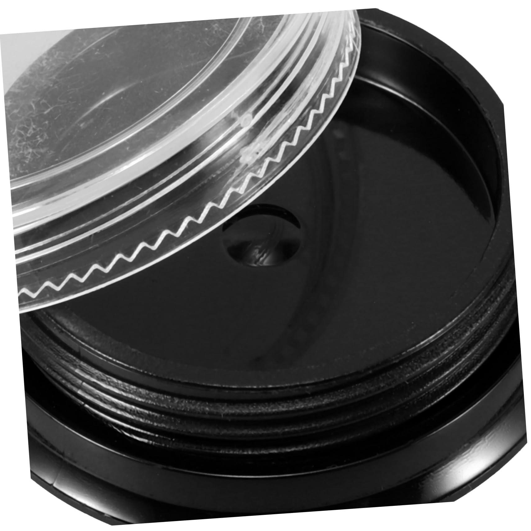 Mikinona Mikinona Nail Glitter Jars 8pcs Small Round Refill Jars for Nail Art Decorations Reusable Case Travel Size Jar