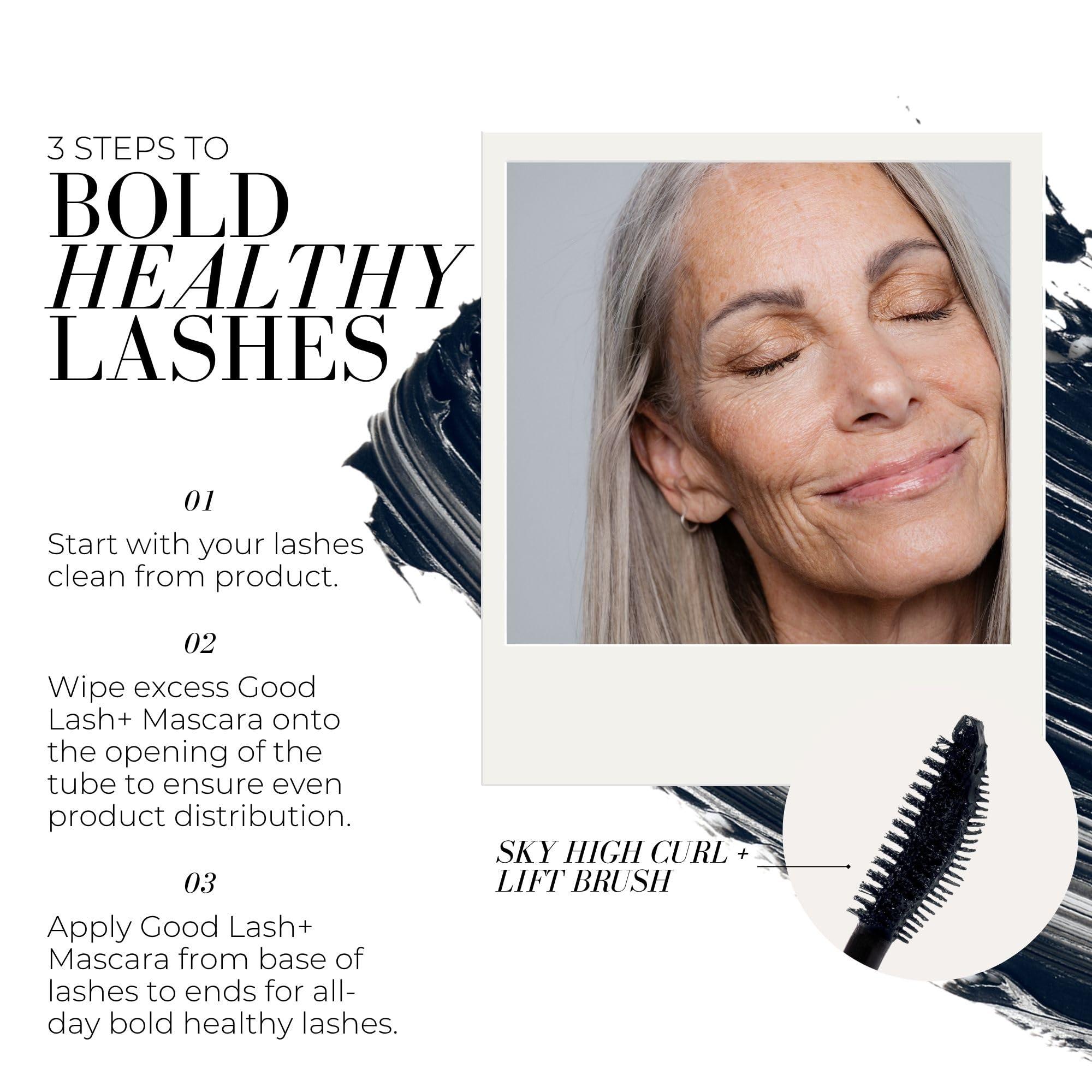 FITGLOW Fitglow Beauty - Natural Vegan Good Lash+ Mascara | Cruelty-Free, Woman-Owned Clean Beauty (Navy, 0.3 fl oz | 8 ml)