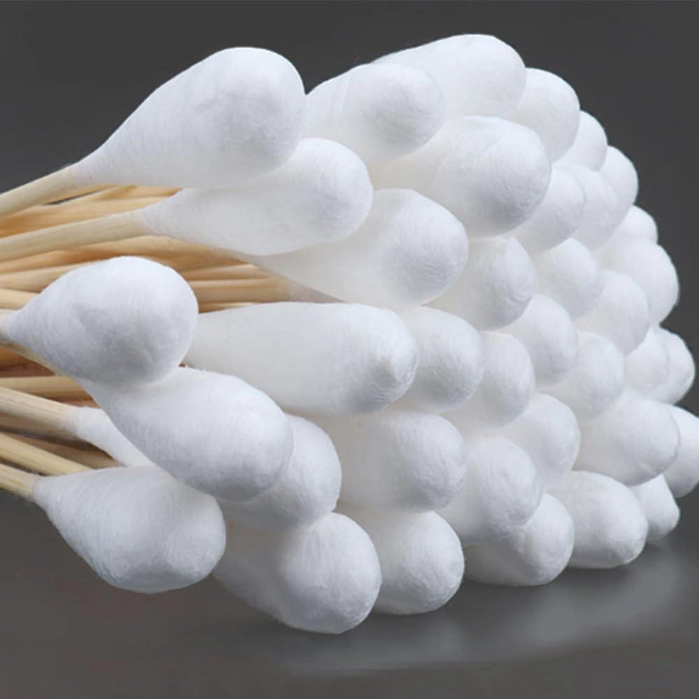 Bolesen Jumbo Cotton Swabs 20cm, White Large Cotton Tips for Gynecology - 20 Sticks/10Bag (2 Sticks/Bag) - Individually Wrapped