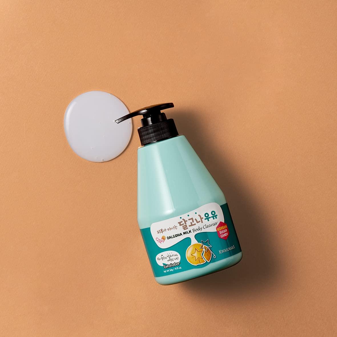 WELCOS WELCOS KWAILNARA Dalgona Sugar Cookie Body Wash  Korean Body Cleanser for Exfoliated and Refreshed Skin 560 g / 19.75 oz.