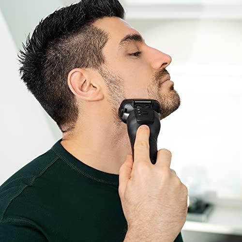 Panasonic Panasonic ES-LV6U Series 900 Premium Wet/Dry Electric Shaver 5-Way Shaving Head with Linear Motor, Black