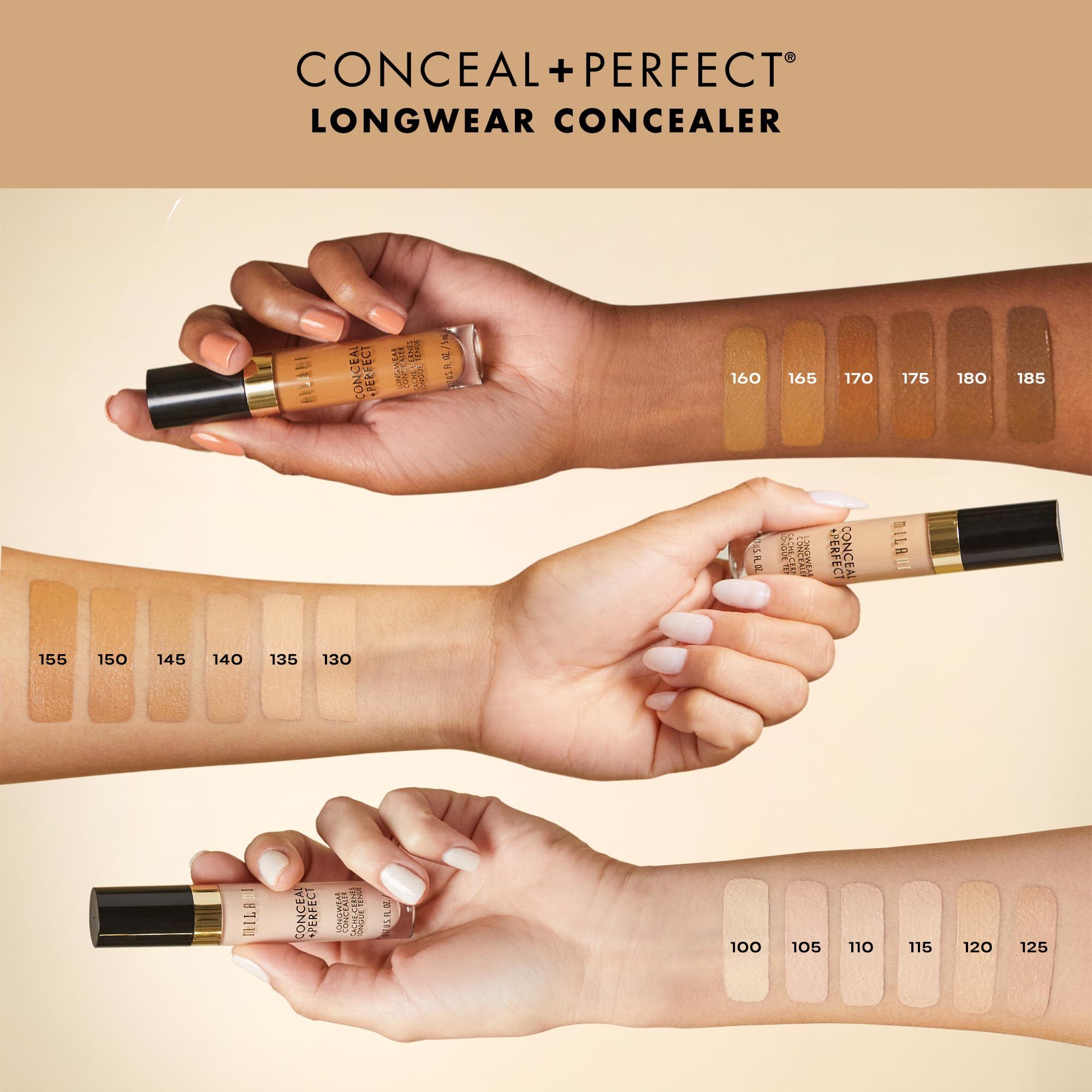 Milani Milani Conceal + Perfect Longwear Concealer - Cool Toffee (0.17 Fl. Oz.) Vegan, Cruelty-Free Liquid Concealer - Cover Dark Circles, Blemishes & Skin Imperfections for Long-Lasting Wear
