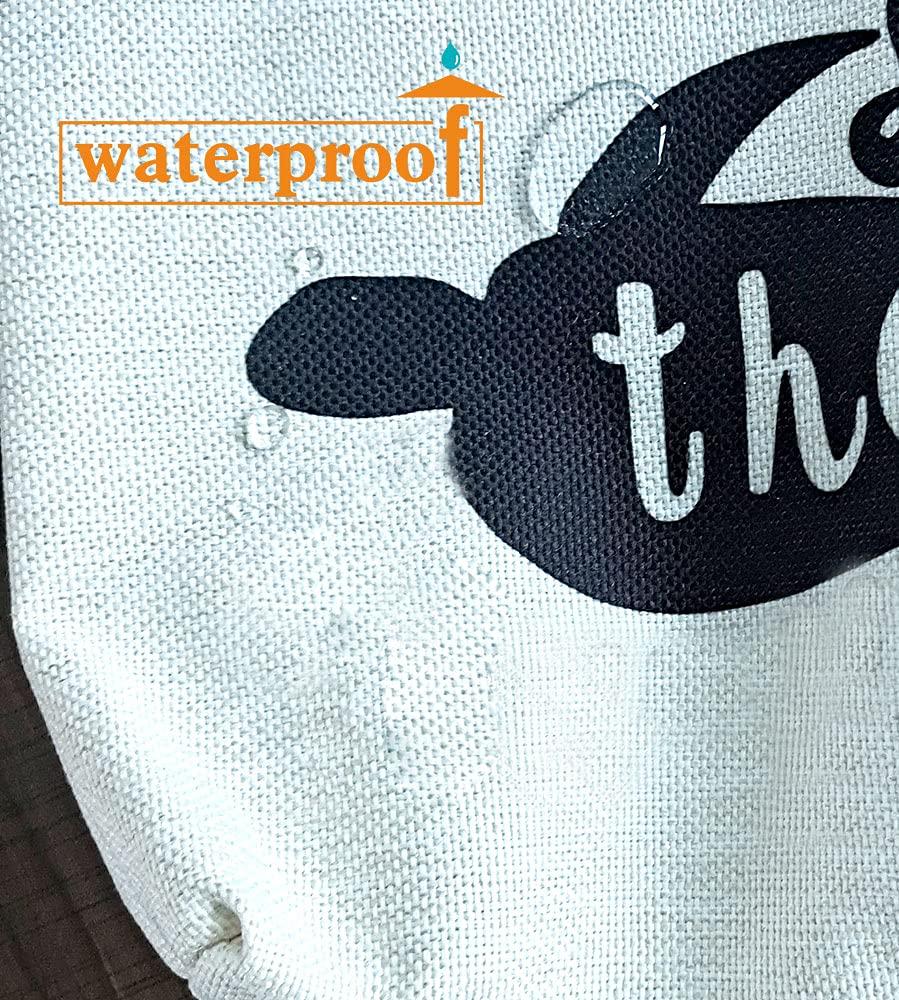 heshengzaixian heshengzaixian Butterfly Inspirational Quotes Makeup Bag for Gilrs Woman,Change is Beautiful Motivation Cosmetic Bag, Portable Waterproof Linen Toiletry Beauty Bag Travel Case Accessories Pouch