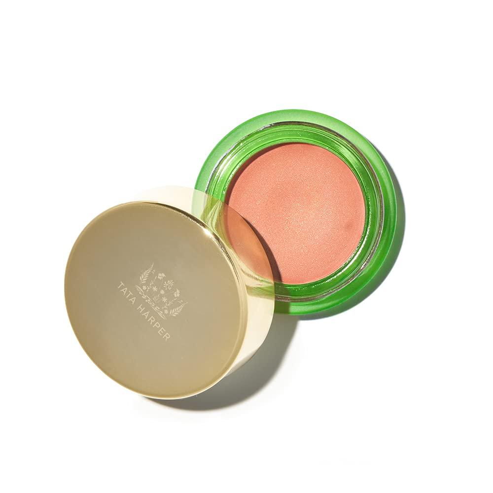 Tata Harper Tata Harper Peachy, Golden Peach Vitamin-Infused Cream Blush, 100% Natural, Made Fresh in Vermont, 4.5g