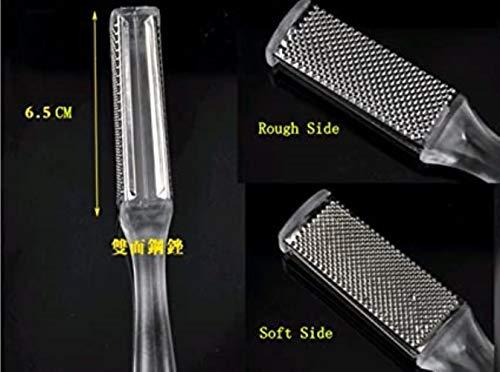 AnHua AnHua 1 Pcs Stainless Steel Foot Rasps File Foot Care Hard Skin Care Remover Exfoliating Pedicure Reusable Pedicure Tools Foot Rasp