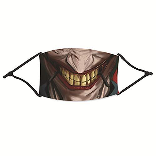 Fairyu Fairyu Halloween Face Masks Balaclava Mouth Cover with Adjustable Ear Loops Washable and Reusable Cotton Bandanas Adult Festival Face Masks Jewelry for Halloween Party (4PCS)