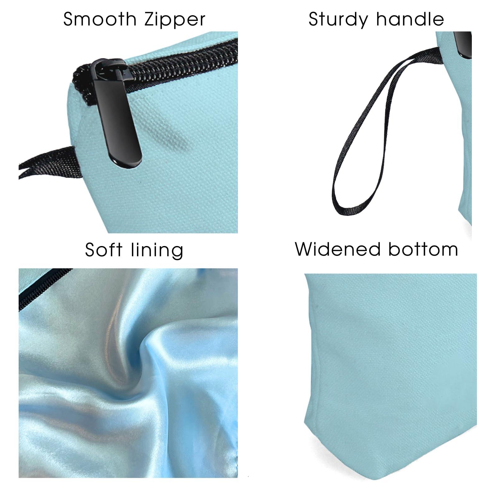 SEAMOON SEAMOON Gifts for Women Birthday Unique,Makeup Bag,Maid of Honor Gifts,Friendship Gifts for Women,Sister Birthday Gifts from Sister,Bridesmaid Bride Cosmetic bag with Mirror,Mother\'s Day Gifts,A