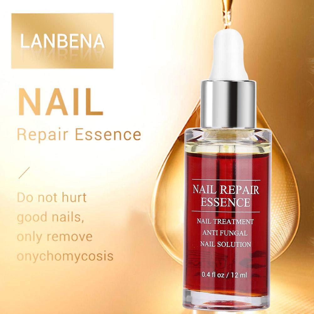 Salmue 12 ml Nail Care Solution Set, Powerful Nail Repair Essence, Nail Care Solution with Nail File, Nail Care Tool, Anti- Nail Treatment Effective Repair Solution