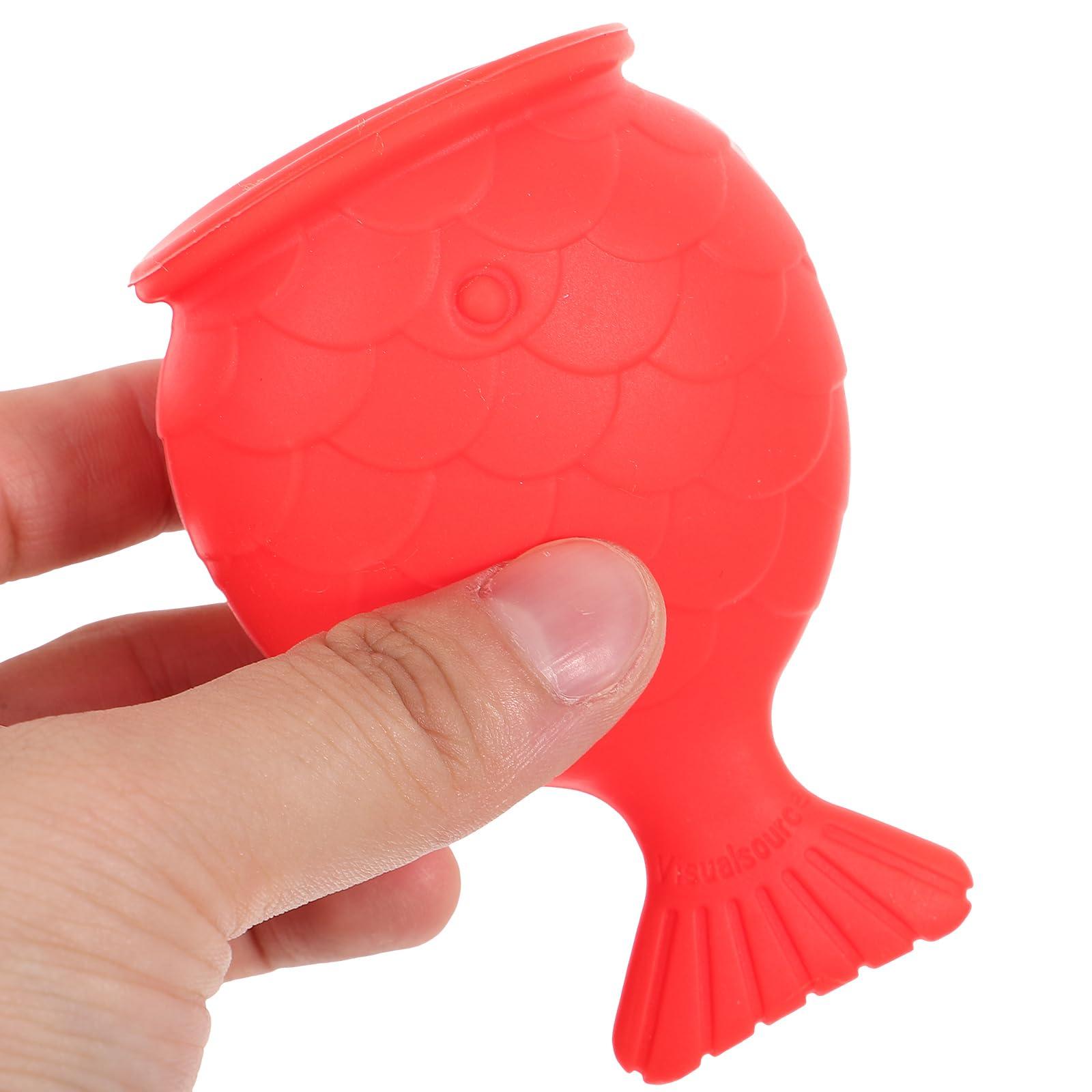 Beavorty Beavorty Silicone Fish Lip Filler (red) Tools Reusable Lip Enhancer Lip Silicone Plumper Lip Plumping Device Lip Suction Plumper Womens Lip Plumper Lip Silicone Plumping Device