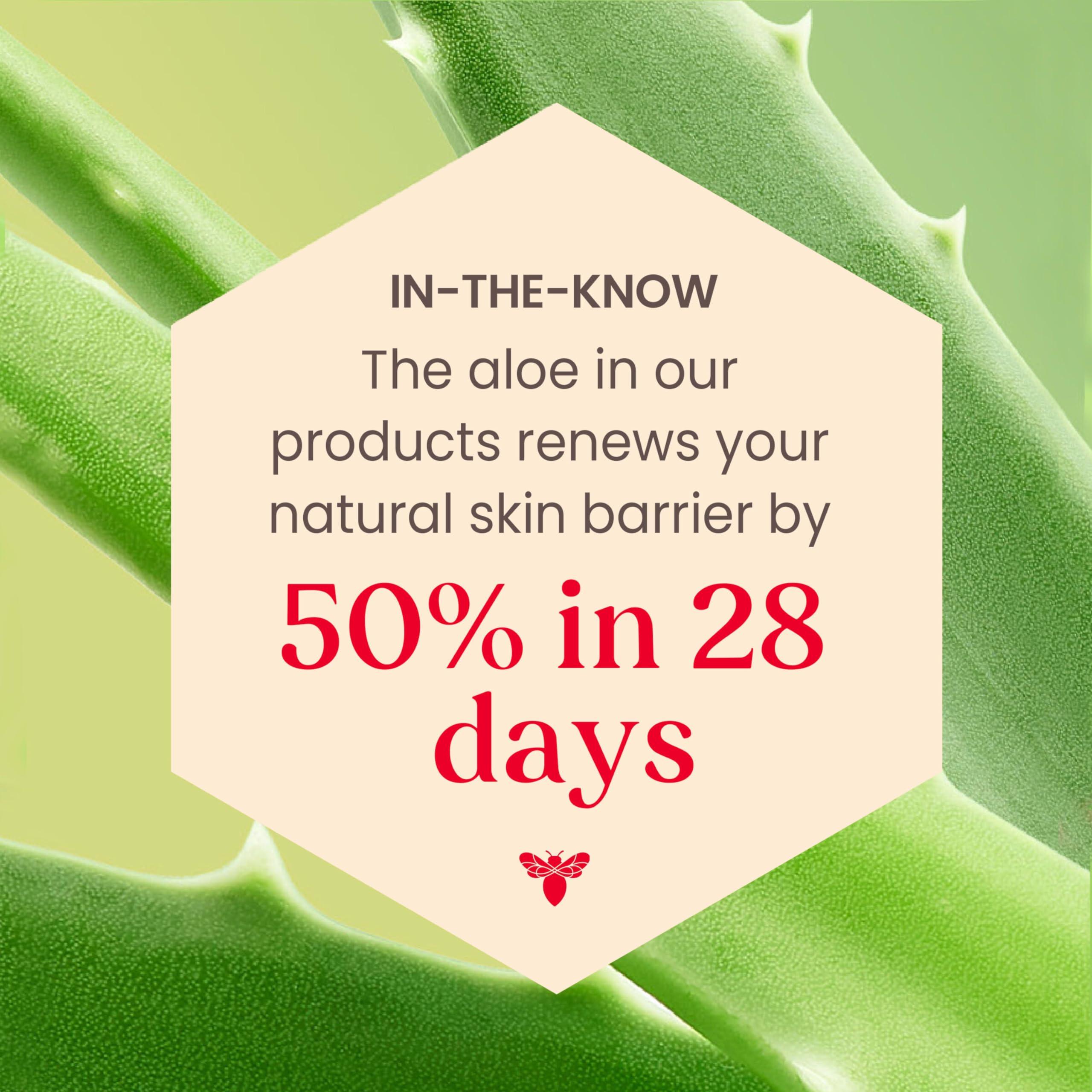 Burt's Bees Burt's Bees Calming Day Face Lotion With Aloe and Rice Milk, Soothing Face Lotion for Sensitive Skin, 98.9 Percent Natural Origin Skin Care, 1.8 oz. Bottle