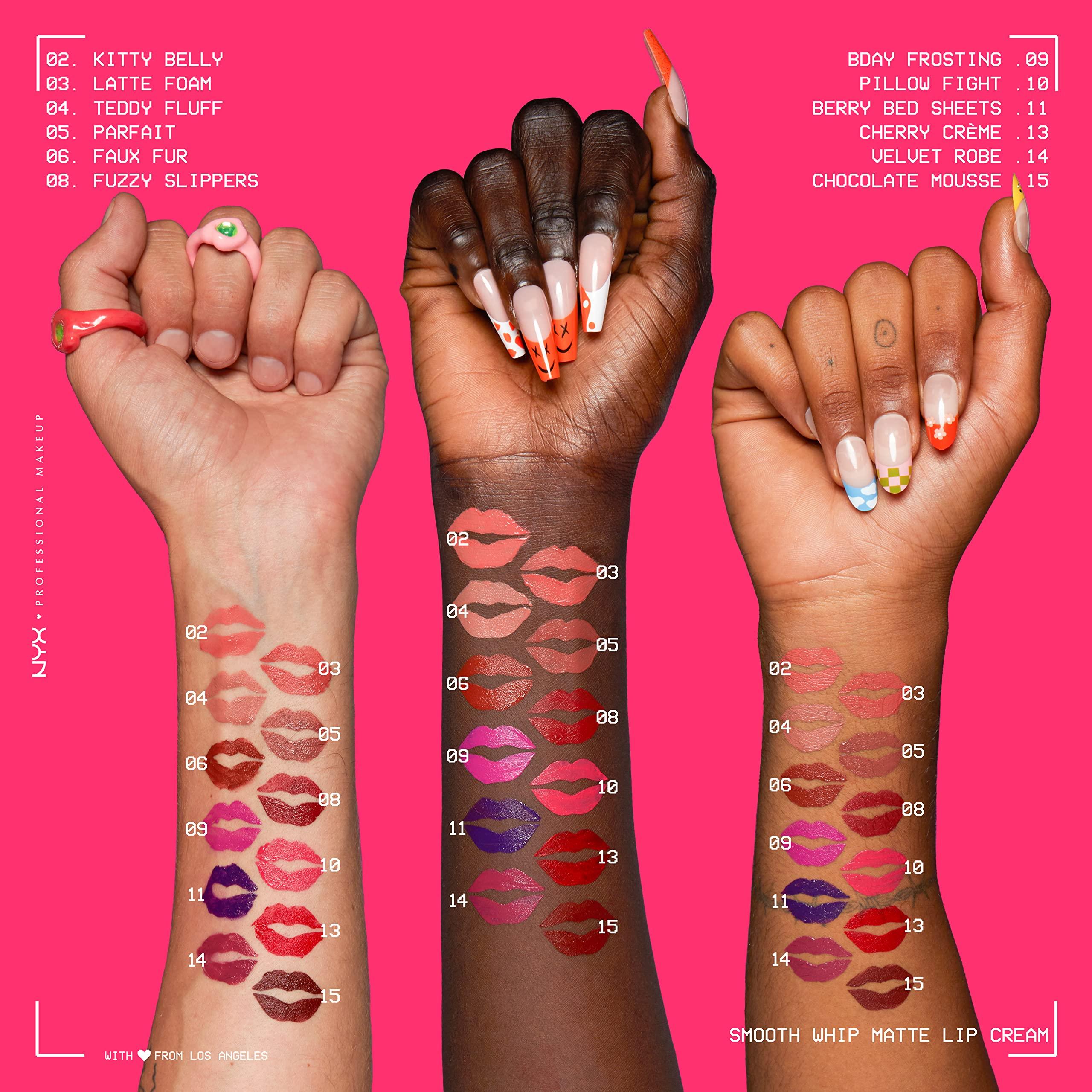 NYX PROFESSIONAL MAKEUP NYX PROFESSIONAL MAKEUP Smooth Whip Matte Lip Cream, Long Lasting, Moisturizing, Vegan Liquid Lipstick - Parfait (Midtone Red Nude)