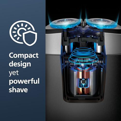 Philips Norelco Philips Norelco Home & Away Shave Duo Includes Philips Norelco 9000 Prestige Space Grade Edition (SP9886/89) + Compact Shaver (PQ888/81)