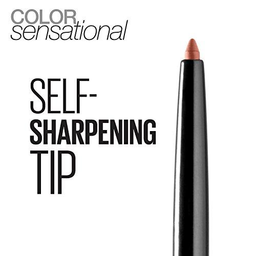 Maybelline New York Maybelline Color Sensational Shaping Lip Liner with Self-Sharpening Tip, Beige Babe, Nude, 0.01 oz