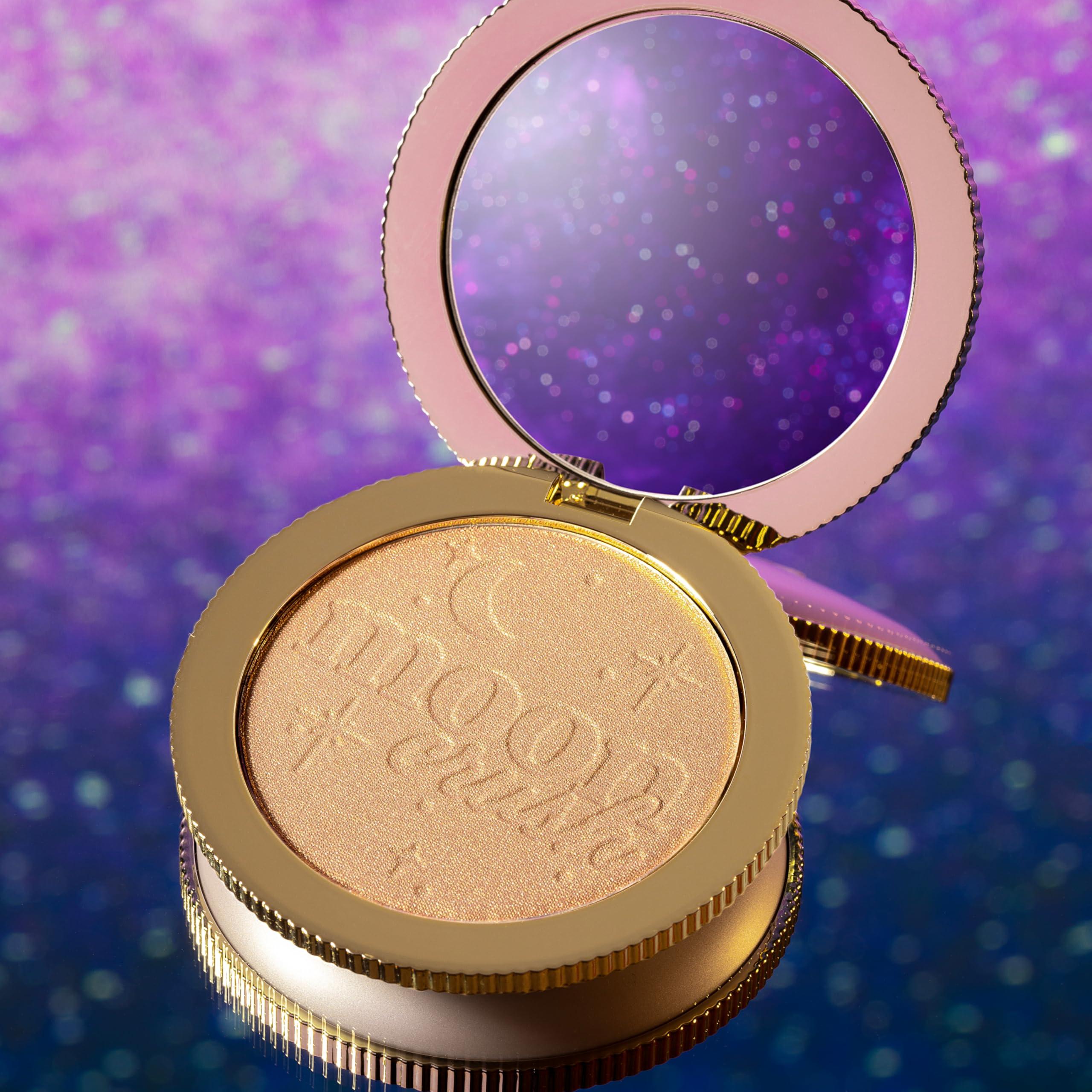 Too Faced Too Faced Moon Crush Highlighter | Blendable, Weightless, Shimmer + Luminous Glow Finish, 0.25 Ounce, Shooting Star