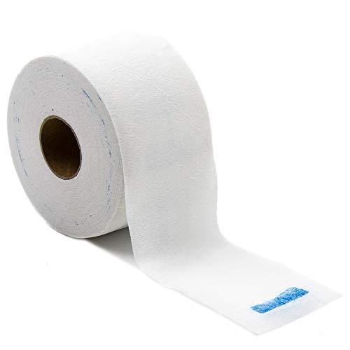 Salon Supply Co Barber Neck Strips for Hair Cutting - 475 Strips (5 Rolls) - Barber Accessories - Barber Neck Strip - Neck Strips Barber Supplies - Neck Paper for Barber (White)