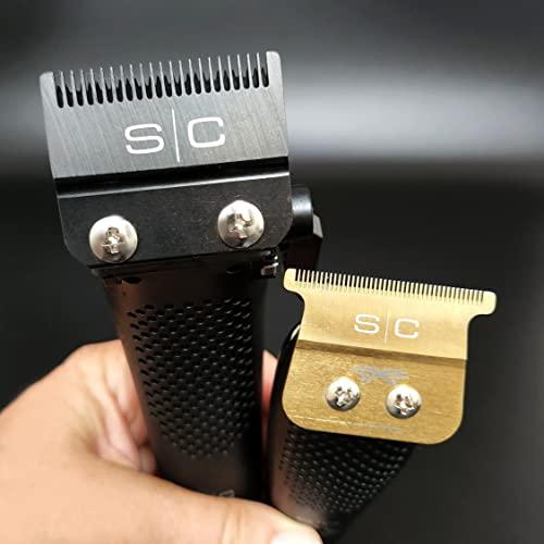 Stylecraft Stylecraft Rogue Professional 9V Magnetic Motor Cordless Clipper and Trimmer Combo Set Matte Gunmetal