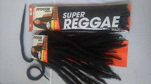 JazzyBrand Super Reggae Soft Marley Braid. Afro Kinky Bulk Hair Twist.