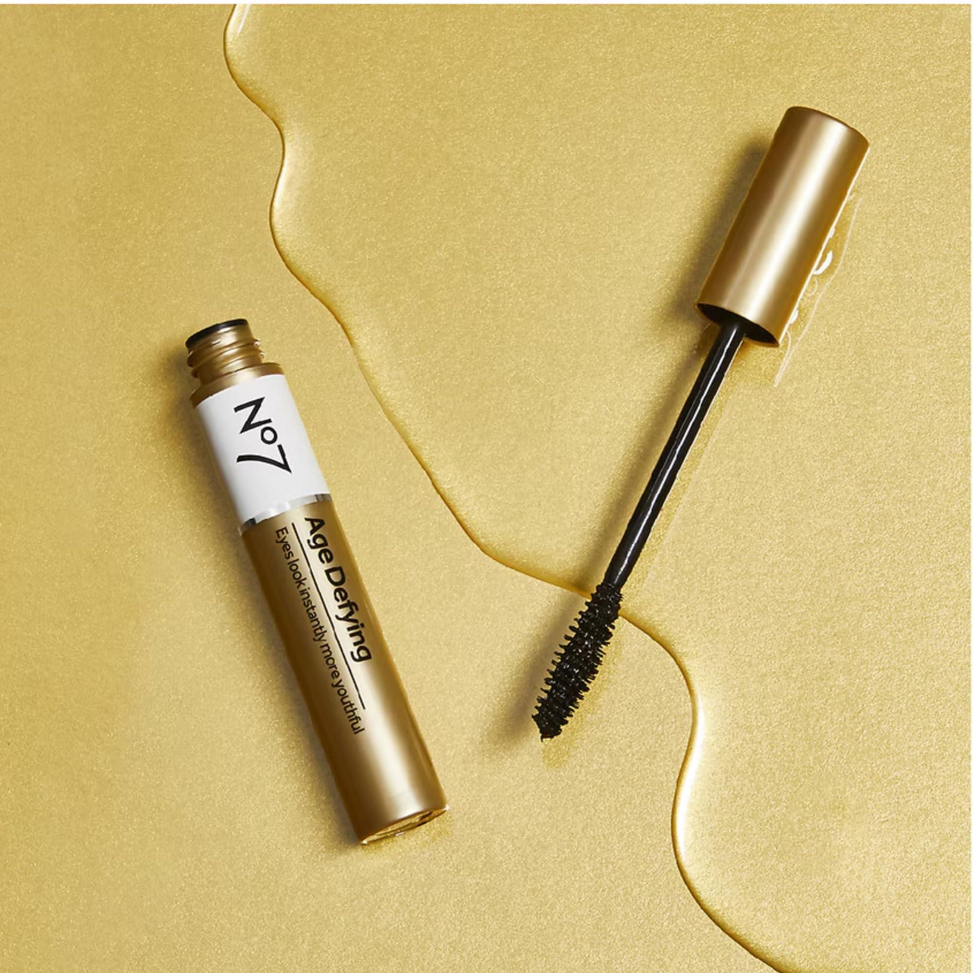 No7 No7 Age Defying Eye Mascara - All-in-One Eyelash Mascara for Enhanced Length, Curling & Volumizing Eyelashes - Smudge & Clump Free Eye Makeup for Women (7ml)