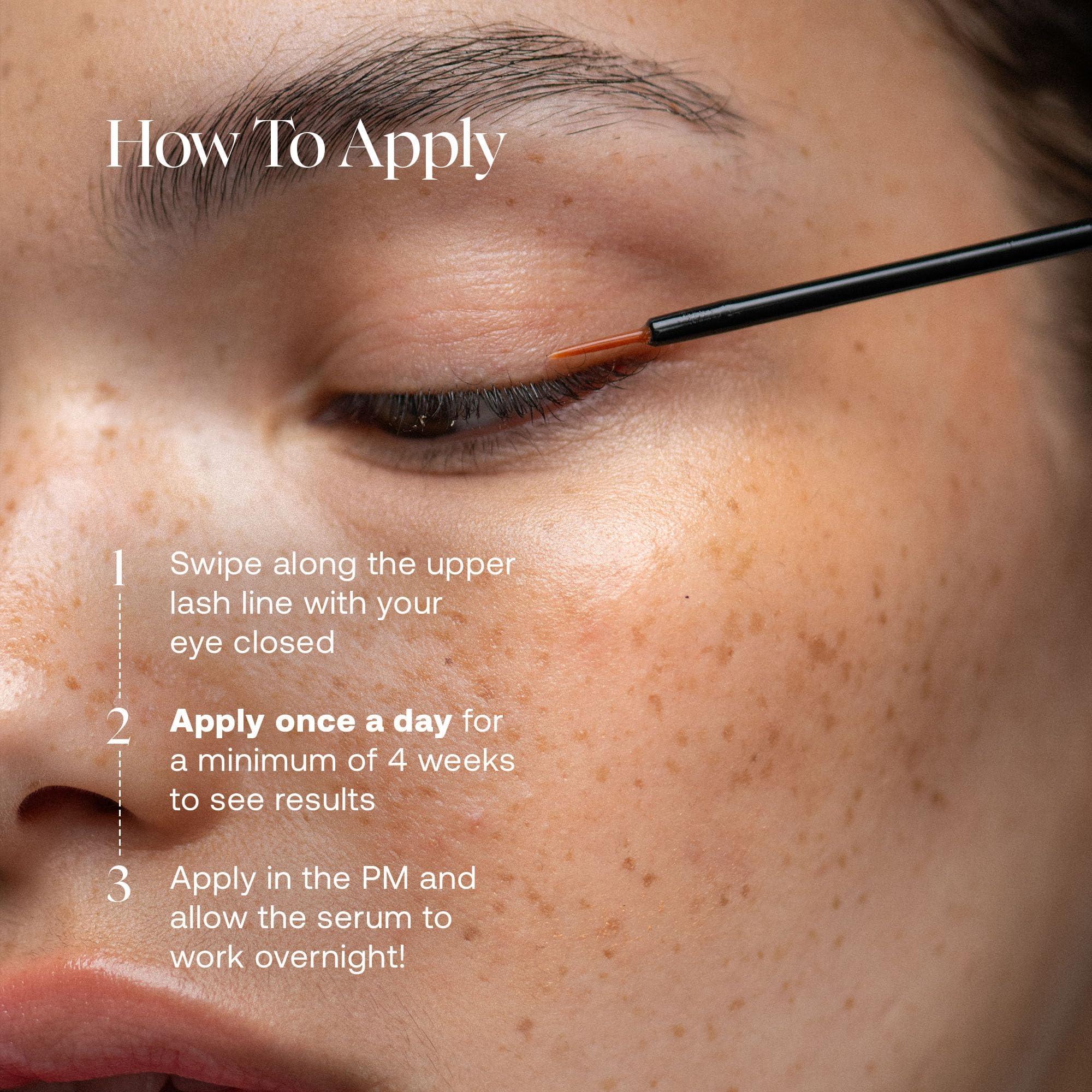 UKLASH UKLASH Eyelash Growth Serum For Longer & Fuller Lashes - 3ml. Clinically Proven Formula for Naturally Longer Lashes and Extensions. Vegan & Cruelty-Free