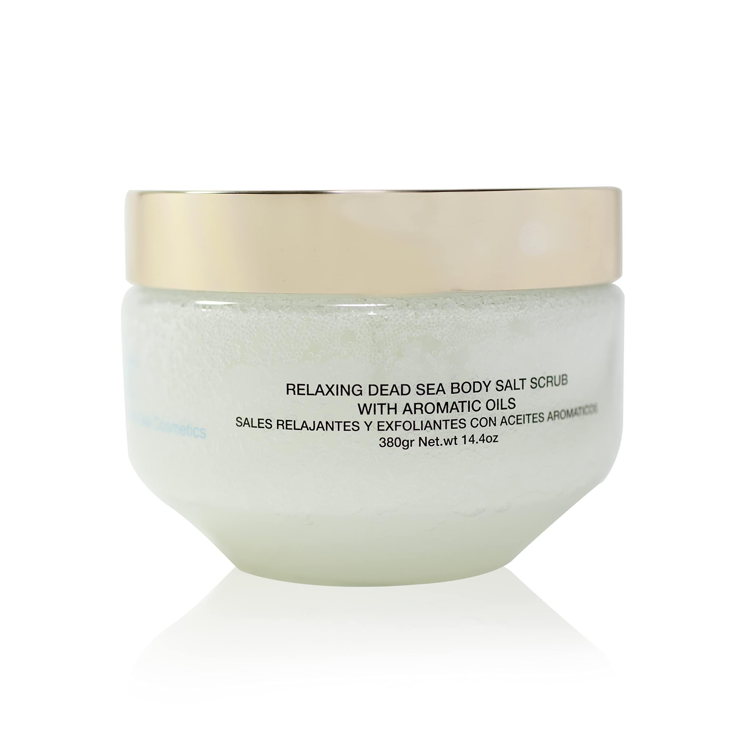 D § C Deep Sea Cosmetics | Relaxing Dead Sea Body Salt Scrub | Body Scrub with Dead Sea Salt and Minerals, Aromatic Oils and Vitamin E - 14.4 Oz