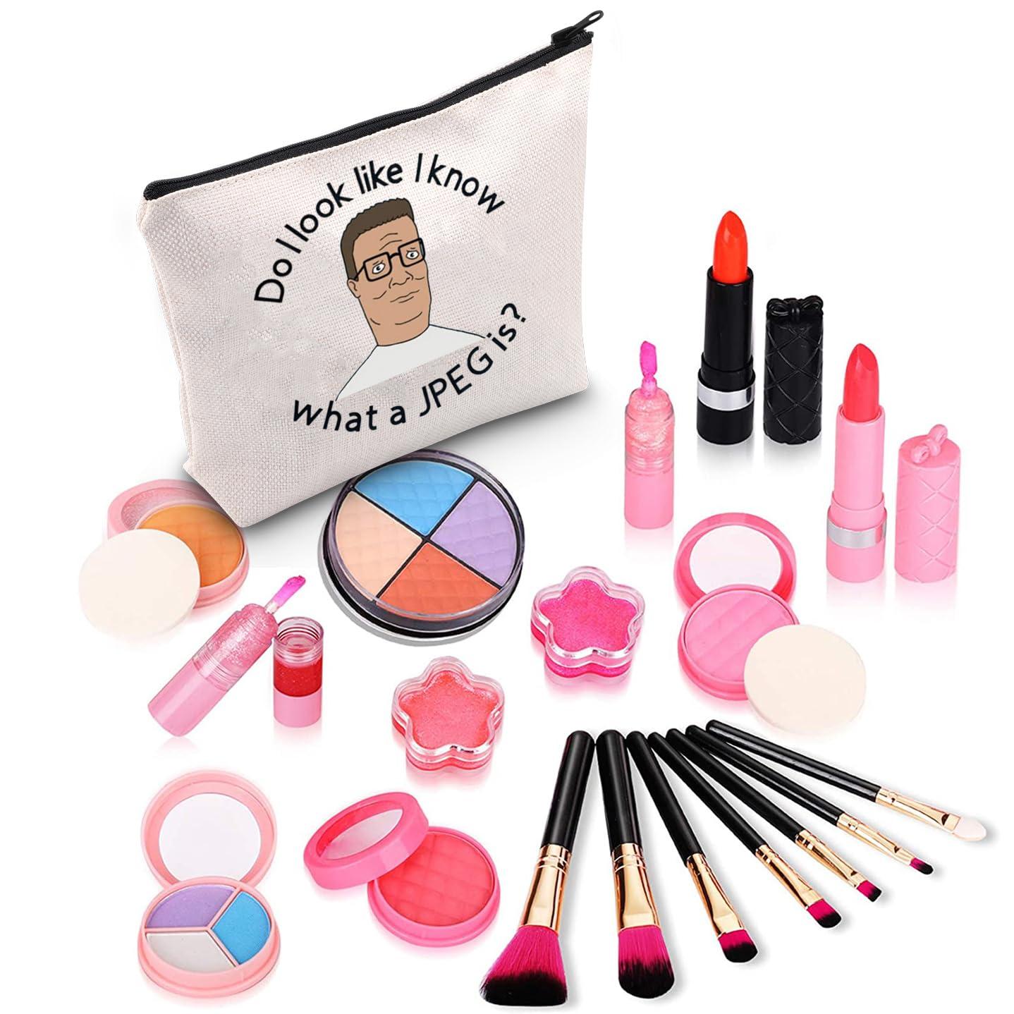 ZJXHPO ZJXHPO King Of The Hill Hank Toiletry Bag Do I Look Like I Know What A JPEG Is Makeup Bag With Zipper King Of The Hill Hank Gift (JPEG)