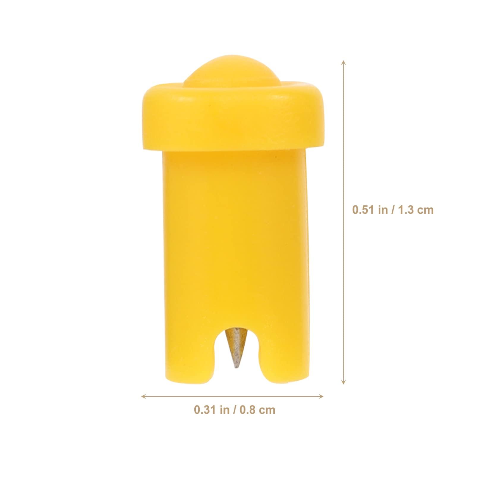 Beaupretty Beaupretty 4sets Needle Nose Lash Glue Bottle Blocking Needle Glue Bottle Pin Replacement Head Portable 100pcs*4