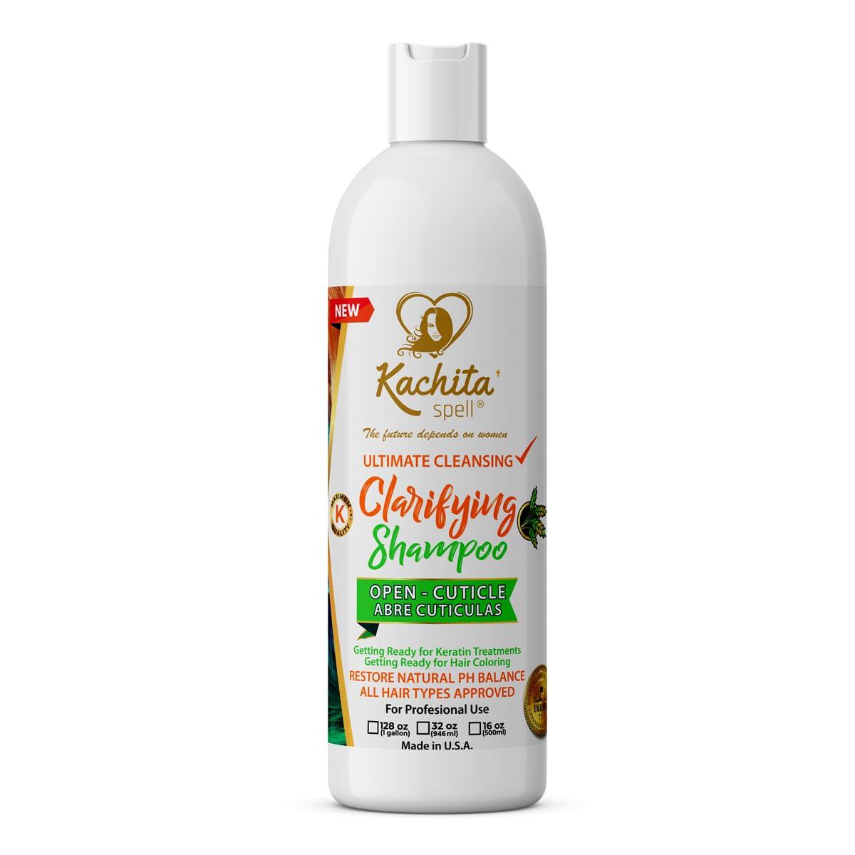Kachita Spell Kachita Spell Brazilian 3D Chocolate Keratin Hair Treatment Kit - Instantly Straightens, Smooths, Repairs, Conditions, and Strengthens Hair. Made in USA, Professional Results