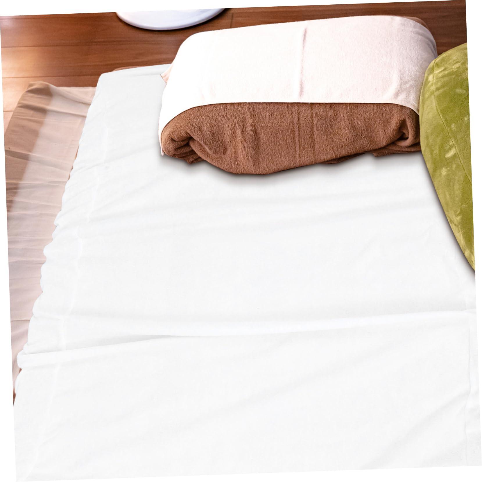 Outanaya Outanaya Massage Bed Cover Face Hole 70x190cm White Breathable Sturdy for Salon Home