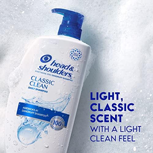 Head & Shoulders Head and Shoulders Dandruff Shampoo, Anti-Dandruff Treatment, Classic Clean for Daily Use, Paraben Free, 28.2 oz