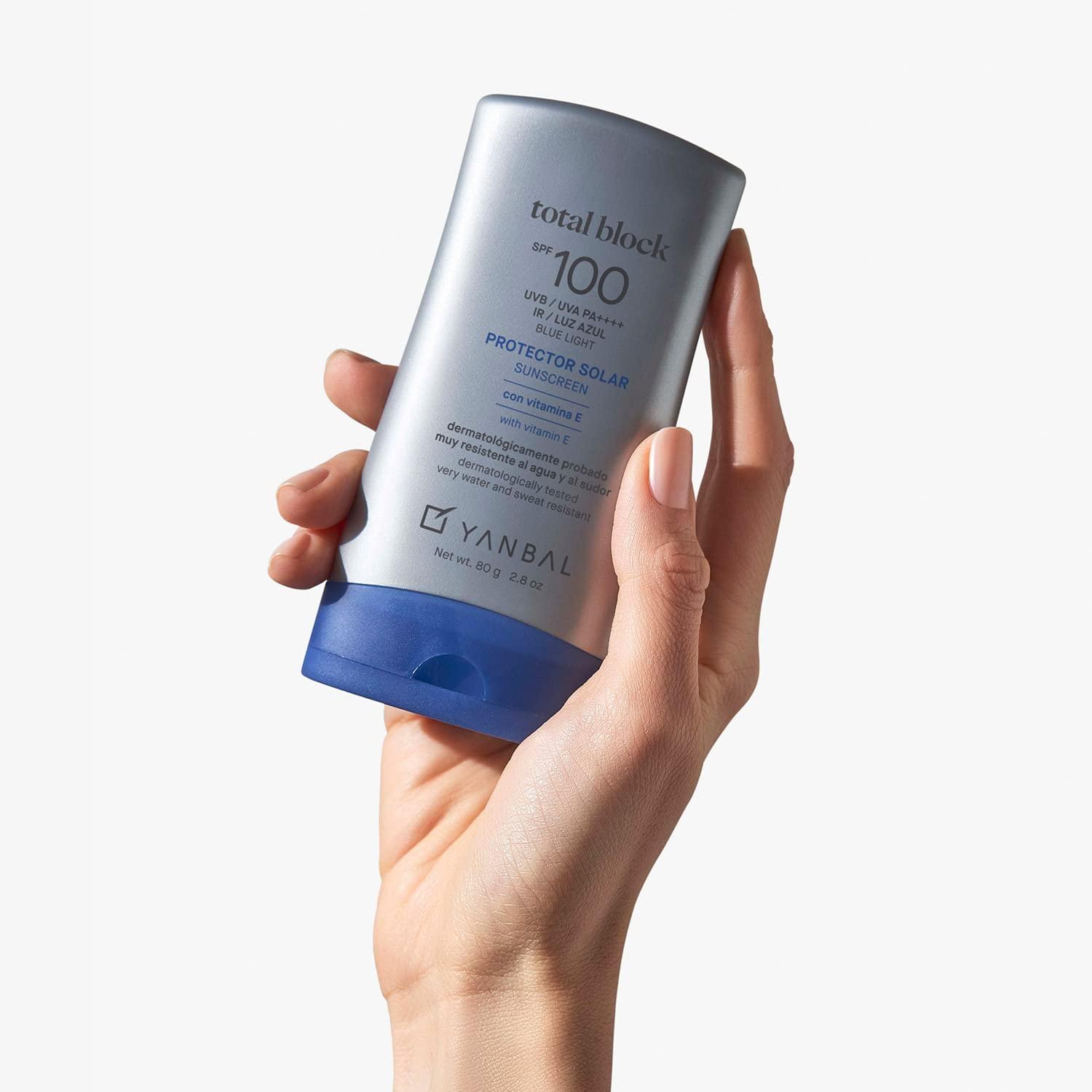 Yanbal TOTAL BLOCK Sunblock SPF100 Blue Light RSF 99 % High Protection by Yanbal