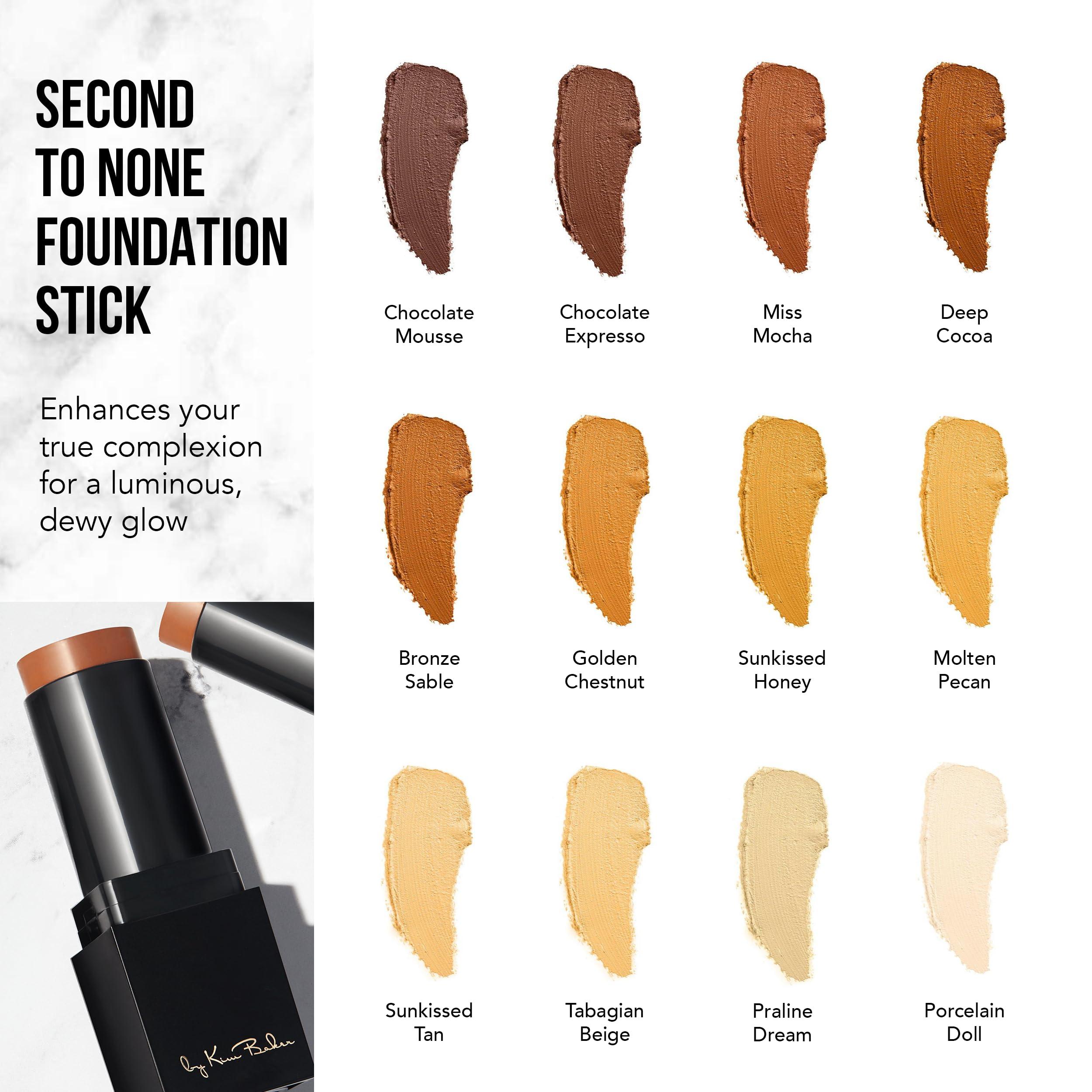 Glamazon Beauty Glamazon Second to None Foundation Stick, Miss Mocha, Light-to-Full Coverage, Weightless Makeup With a Glowy Natural Finish