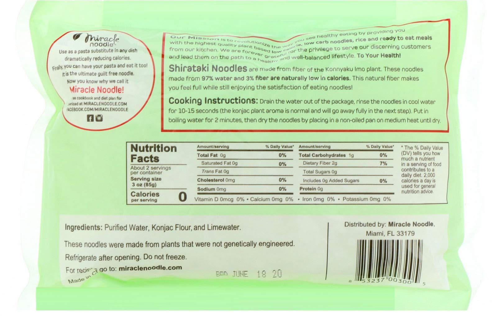 Miracle Noodle 6 Savers Package: Miracle Angel Hair (6x7 Oz Each)3