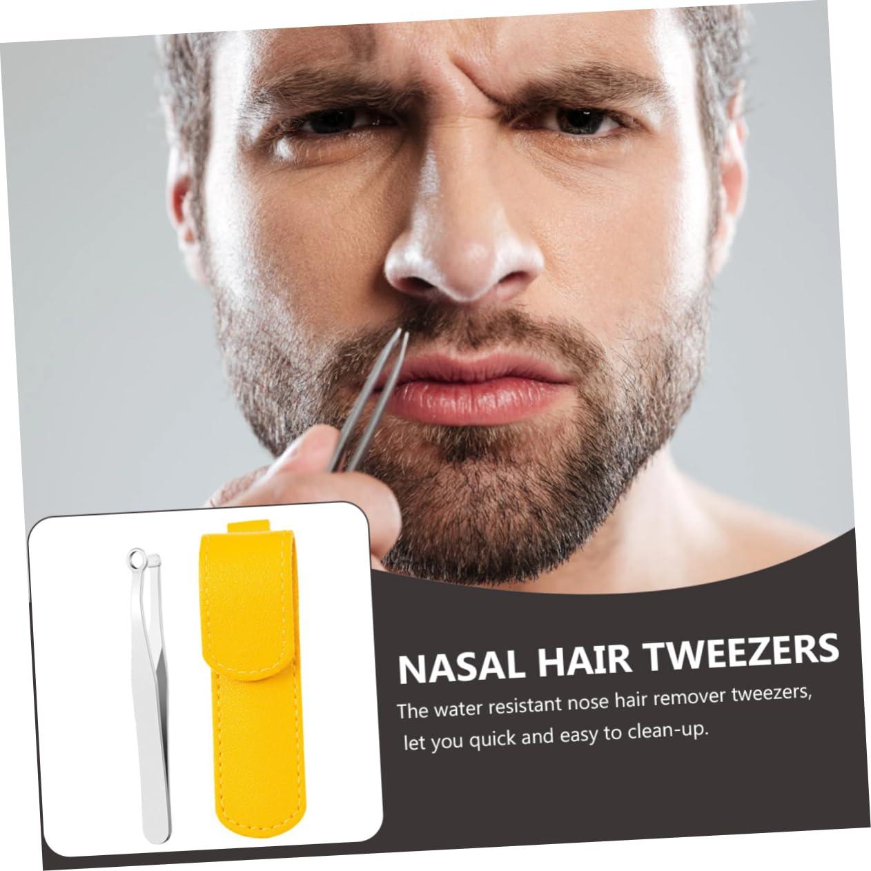 Beavorty Beavorty 1 Set Nose Hair Clip Tweezers Facial Tools Cleaning Tools Nose Hair Remover Trimmer Tool Nose Hair Trimmers Trimming Tool Nasal Hair Trimmer Nasal Hair Clip Stainless Steel