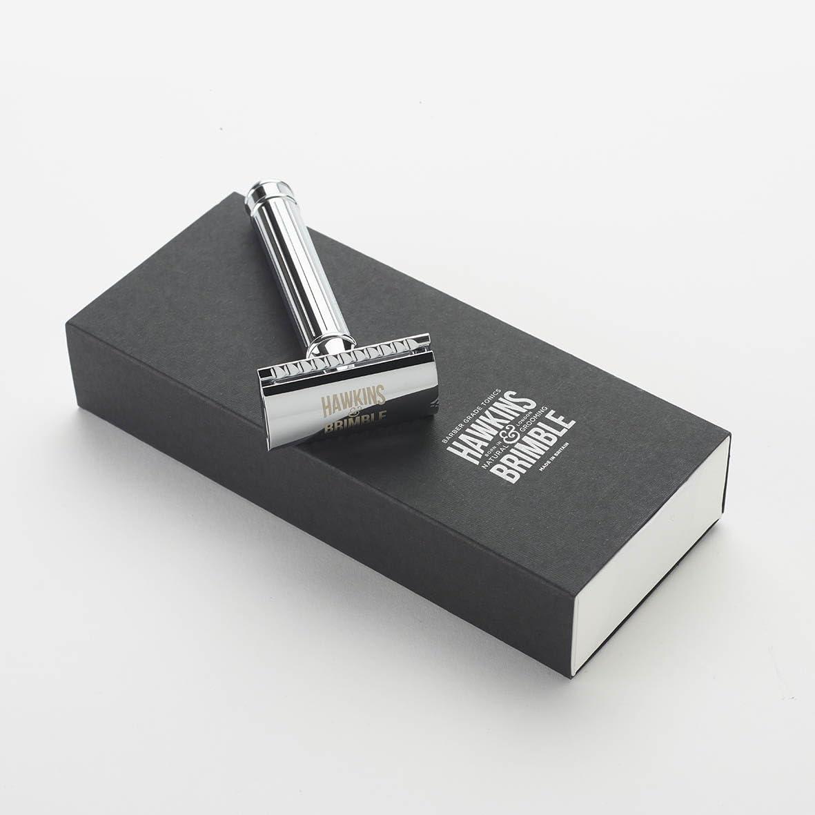 Hawkins & Brimble Hawkins & Brimble - Traditional Metal Safety Razor