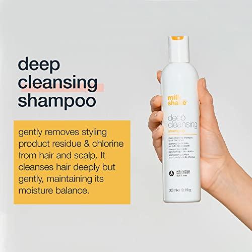 milk_shake milk_shake Deep Cleansing Shampoo - SLES Free Deep Cleaning Shampoo to Remove Buildup, 10.1 fl. oz.