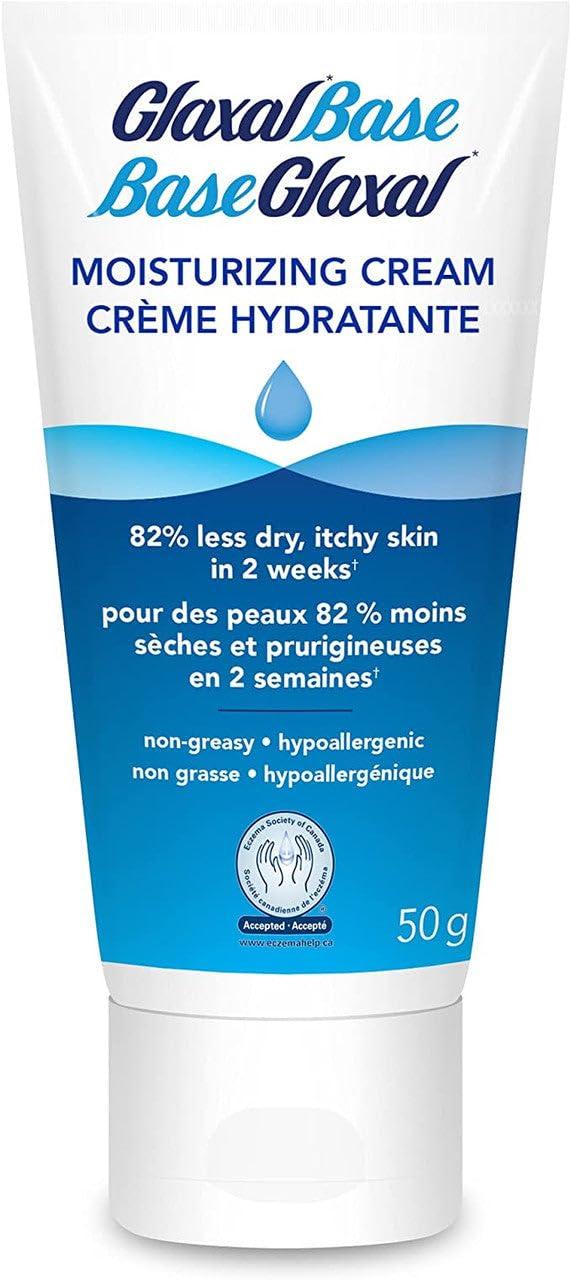 WellSpring Pharmaceutical Corporation Glaxal Base Moisturizing Cream, 450g/15.75 oz. and 50g/1.75 oz. Bottles (Imported from Canada)