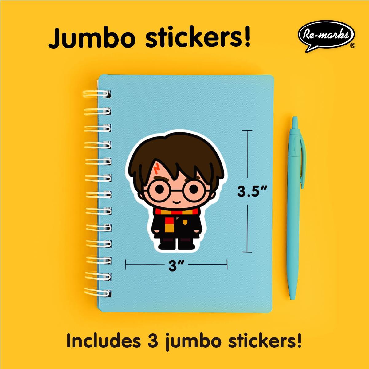 Re-Marks Re-marks Harry Potter Temporary Tattoos + Jumbo Stickers (Slytherin) for All Ages
