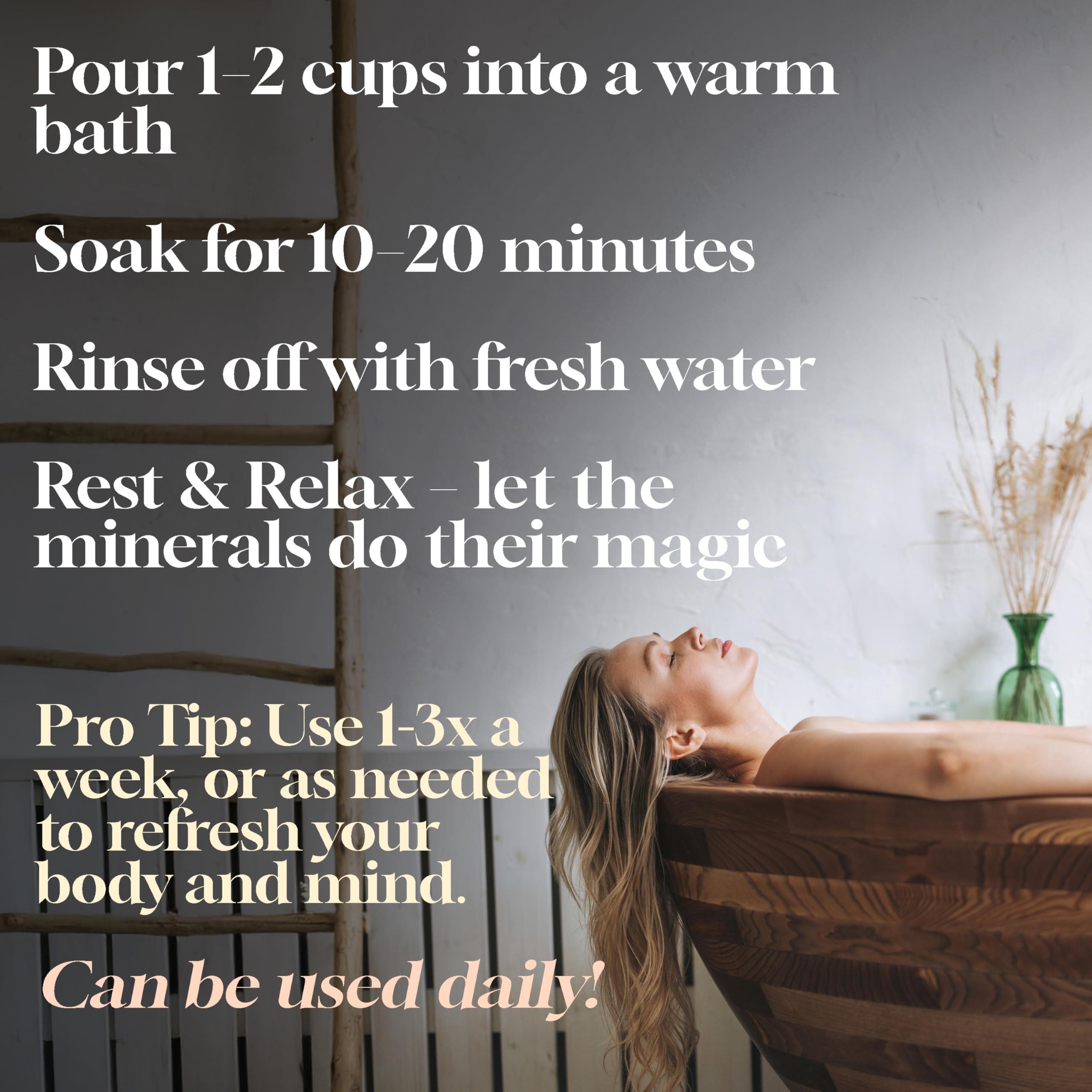 Dead Sea Warehouse Dead Sea Warehouse-Amazing Minerals Dead Sea Bath Salts,100% Full Mineral Therapeutic Bath Salts, Detoxifying & Moisturizing, Exfoliating for Dry Skin, Unscented(5 lbs)