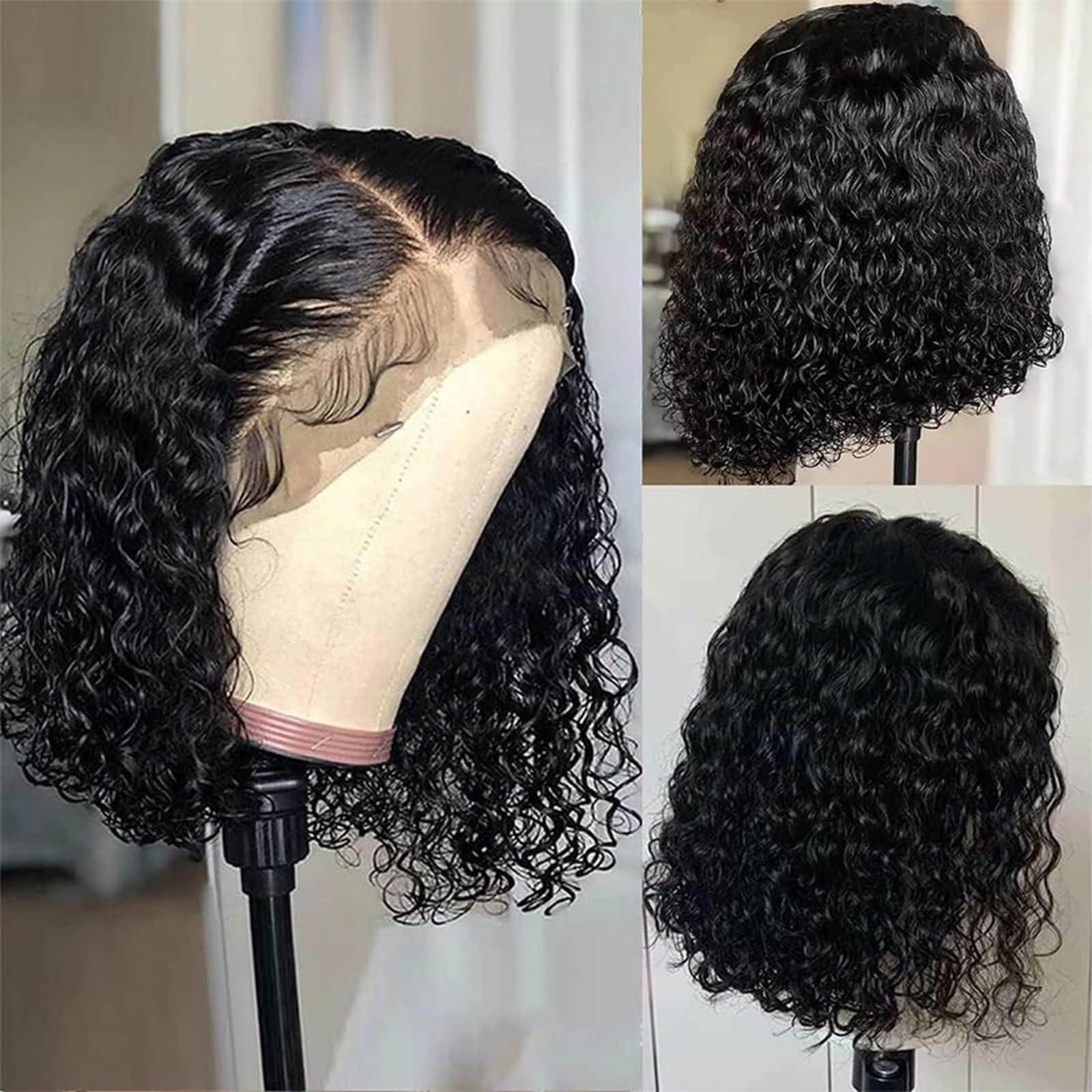 DGMIOCS DGMIOCS Short Curly Bob Wigs Human Hair Short Curly Wigs Human Hair Bob Wig For Black Women Curly Wigs Human Hair